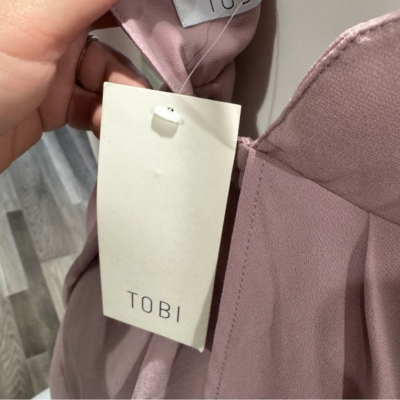 NWT TOBI lavender empire waist mini dress ❤️ - Picture 3 of 6